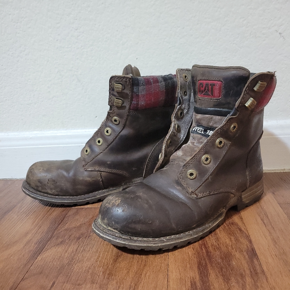 CAT Women's Kenzie Steel Toe Work Boot Wide Size 8